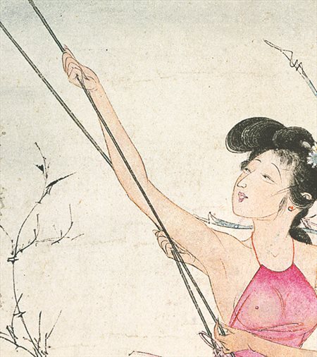 郏县-胡也佛的仕女画和最知名的金瓶梅秘戏图